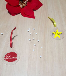 Palline in plexiglass personalizzate