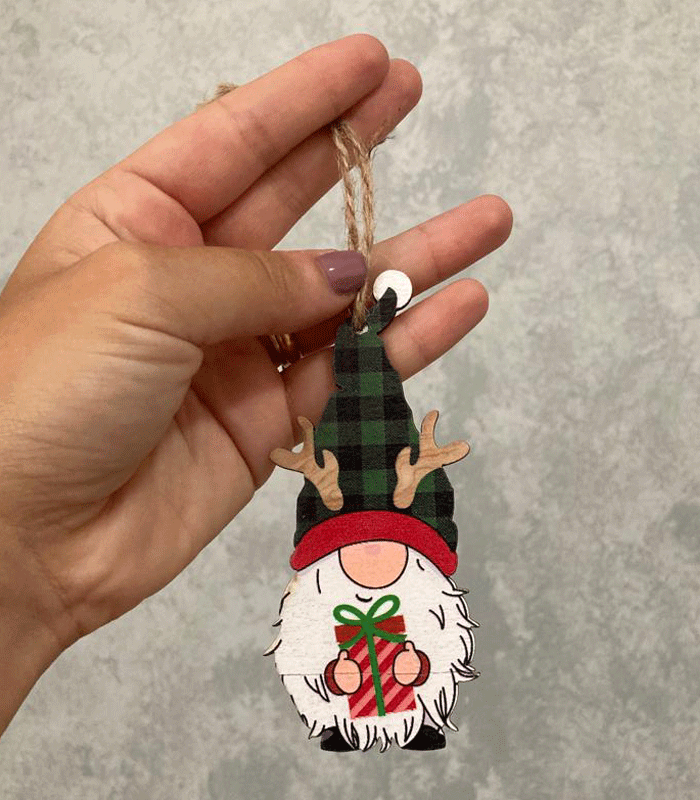 Decorazione gnomo per albero Decorazione gnomo per albero