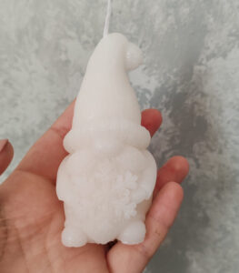 1 Candela di soia Gnomo di Natale